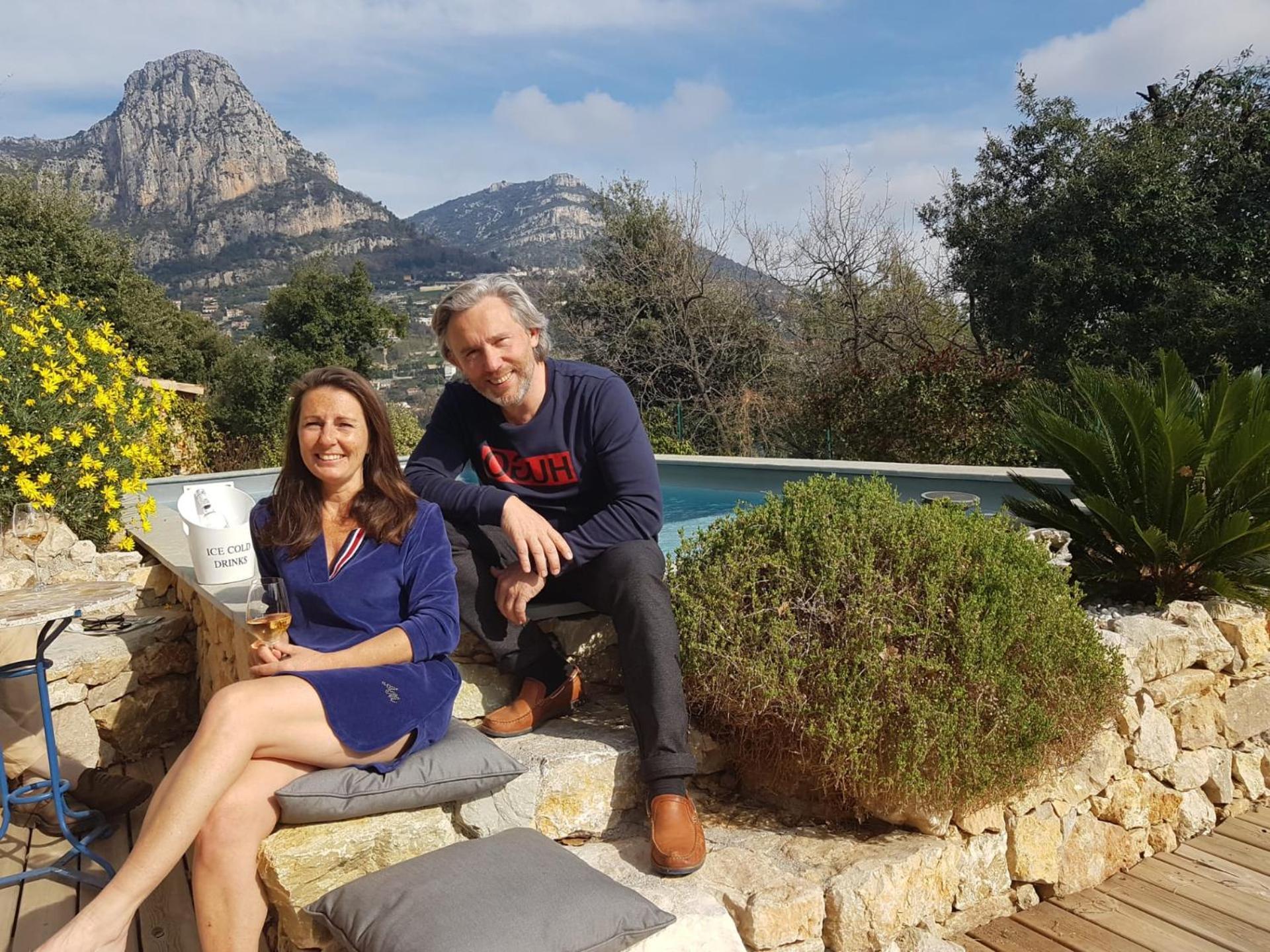 Au Pied Des Baous Bed & Breakfast Vence Eksteriør bilde