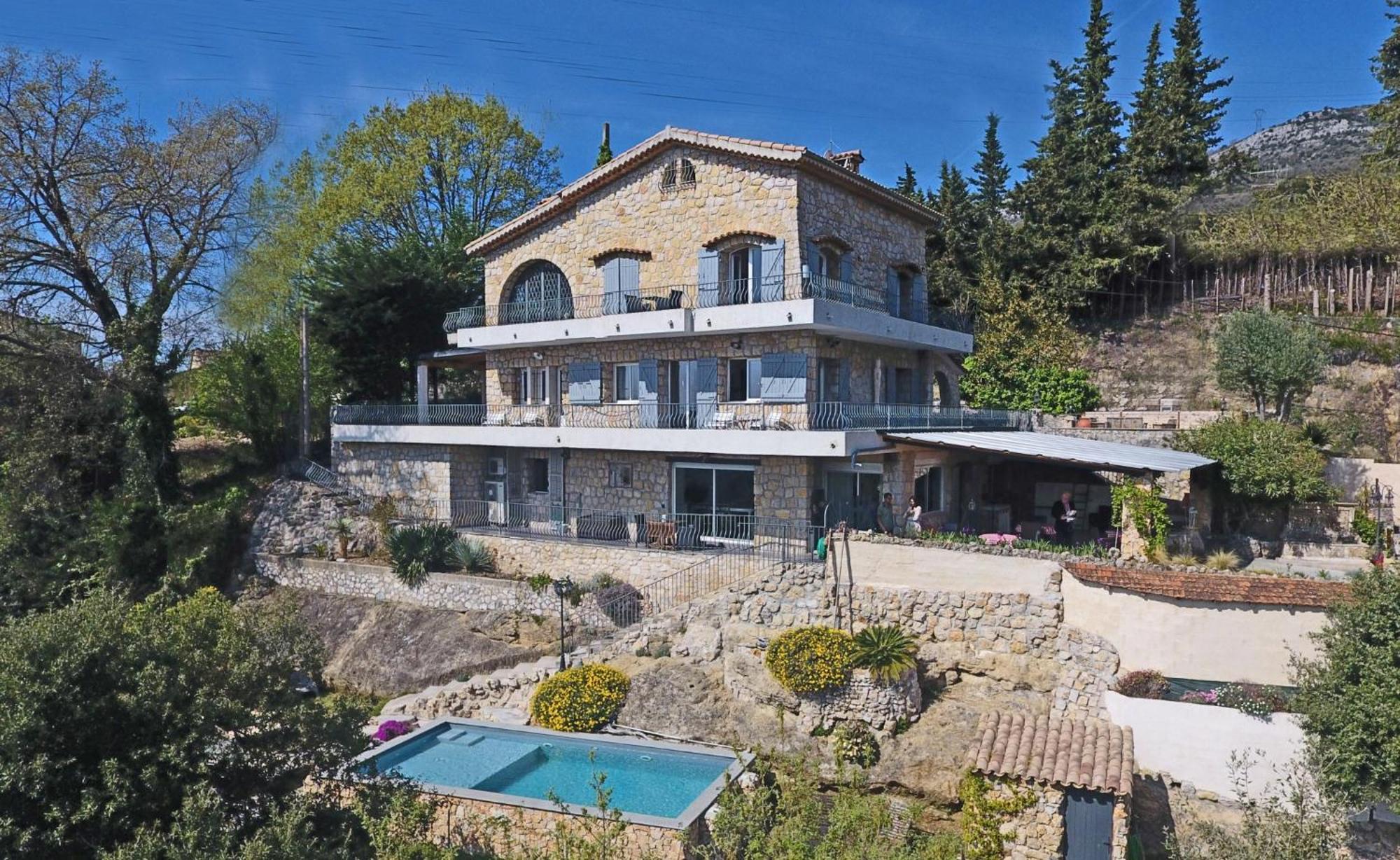 Au Pied Des Baous Bed & Breakfast Vence Eksteriør bilde
