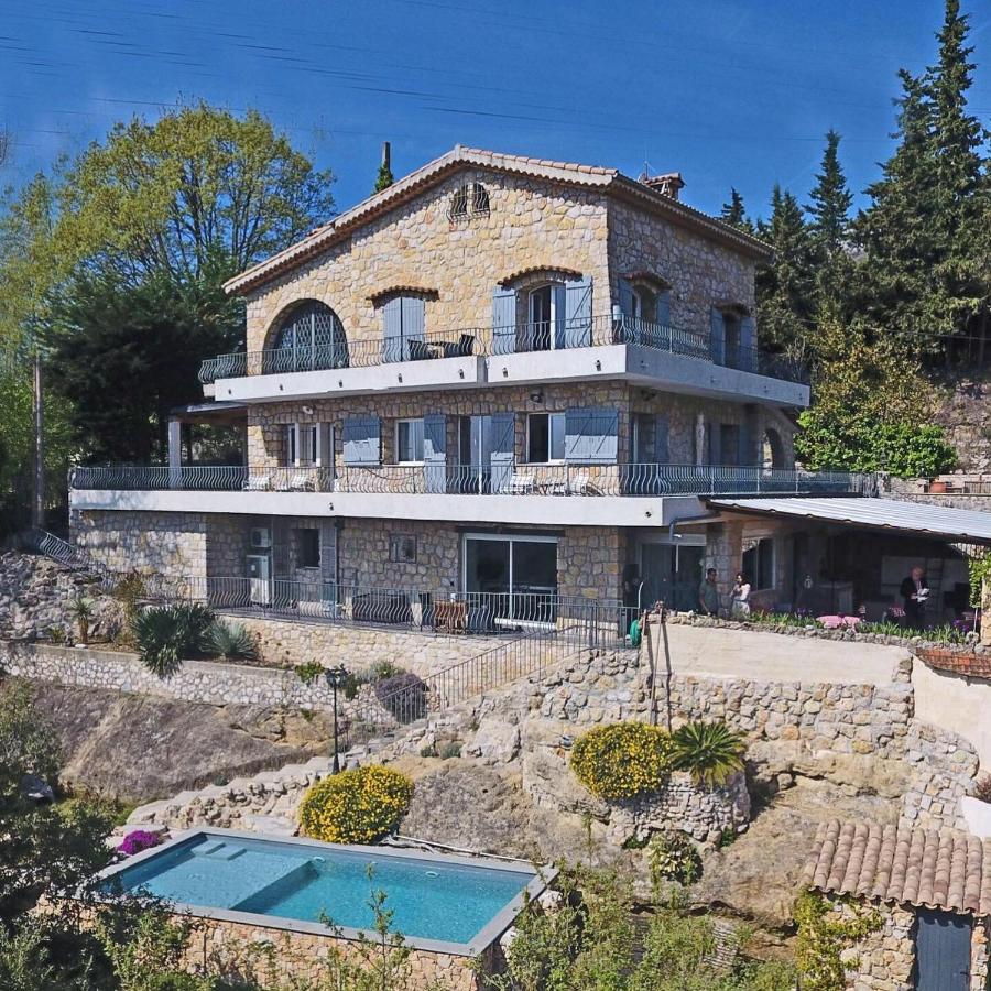 Au Pied Des Baous Bed & Breakfast Vence Eksteriør bilde